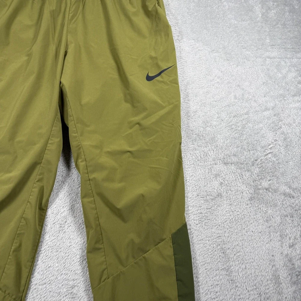 Nike Dynamic Fit Flex Vent MX Pant Mens Large Olive Green Dri-FIT Running DM5948